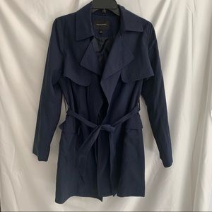 banana republic Women's Blue Soft Trench